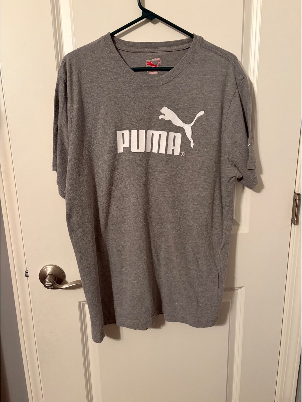 Puma Sport Lifestyle Gray Graphic T-Shirt XL